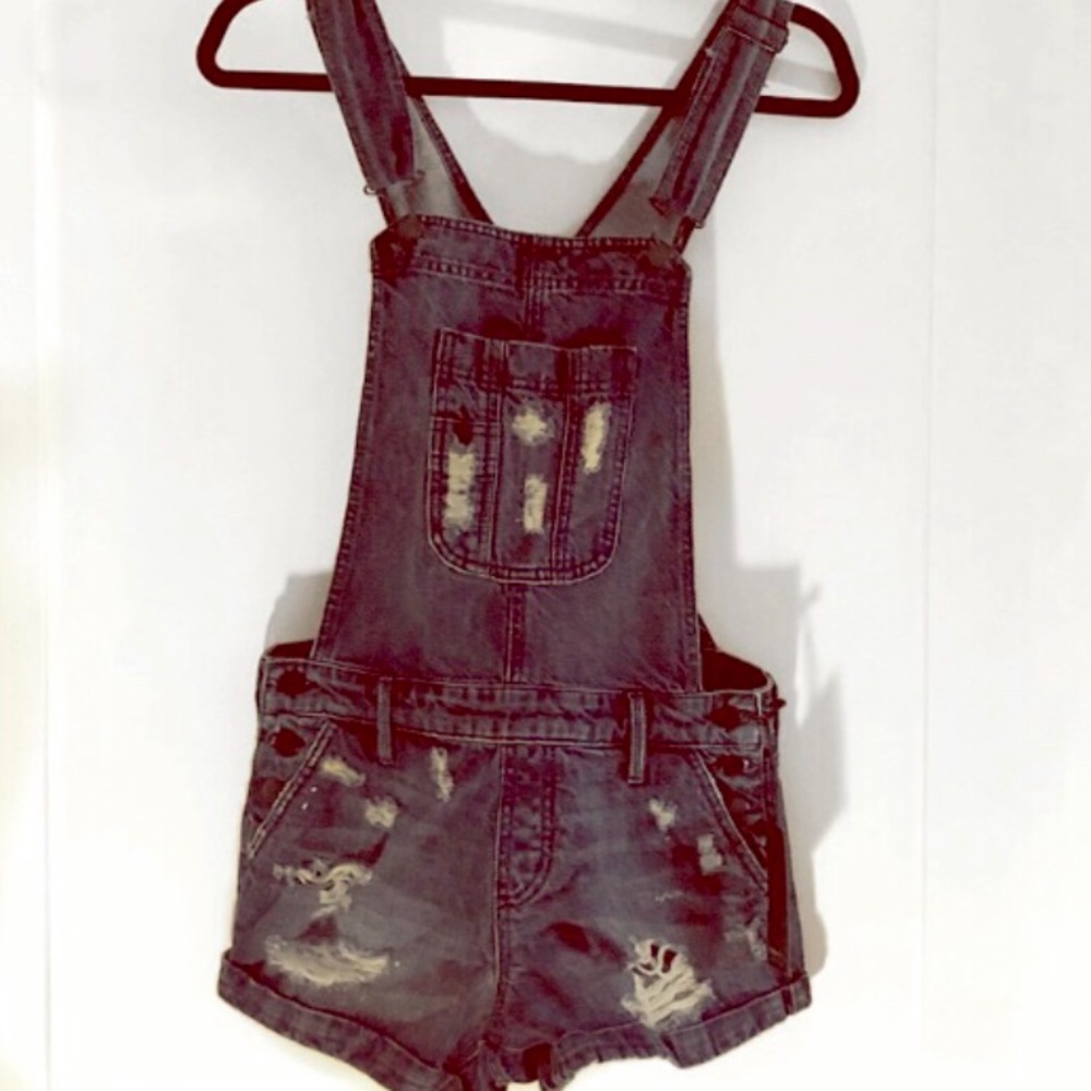 Black Orchid overall shorts